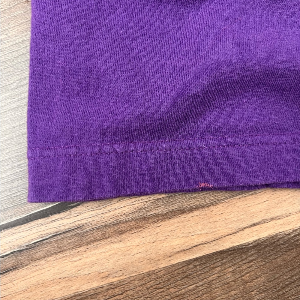 Vintage 90s Mens' Reno Hot August Nights Layered Tee Purple Teal Size Small - Picture 5 of 7